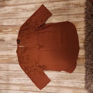 janeplusone Brown Blouse